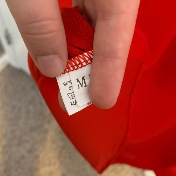 boutique red blouse! NWOT! - Picture 3 of 3